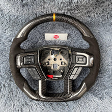 Загрузить изображение в средство просмотра галереи, Custom Carbon Fiber Steering Wheel for Ford F150 Raptor F250 | TTD Craft
