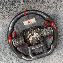 Lade das Bild in den Galerie-Viewer, Ford 2021-2026 F150 Raptor Carbon Fiber Steering Wheel | TTD Craft
