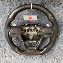 Загрузить изображение в средство просмотра галереи, Custom Carbon Fiber Steering Wheel for Jeep Grand Cherokee 16-21 | TTD Craft
