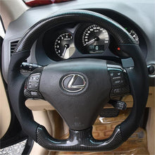 Carregar imagem no visualizador da galeria, Volante de fibra de carbono TTD Craft Lexus 2006-2011 GS350/GS430/GS450/2008-2011 GS460
