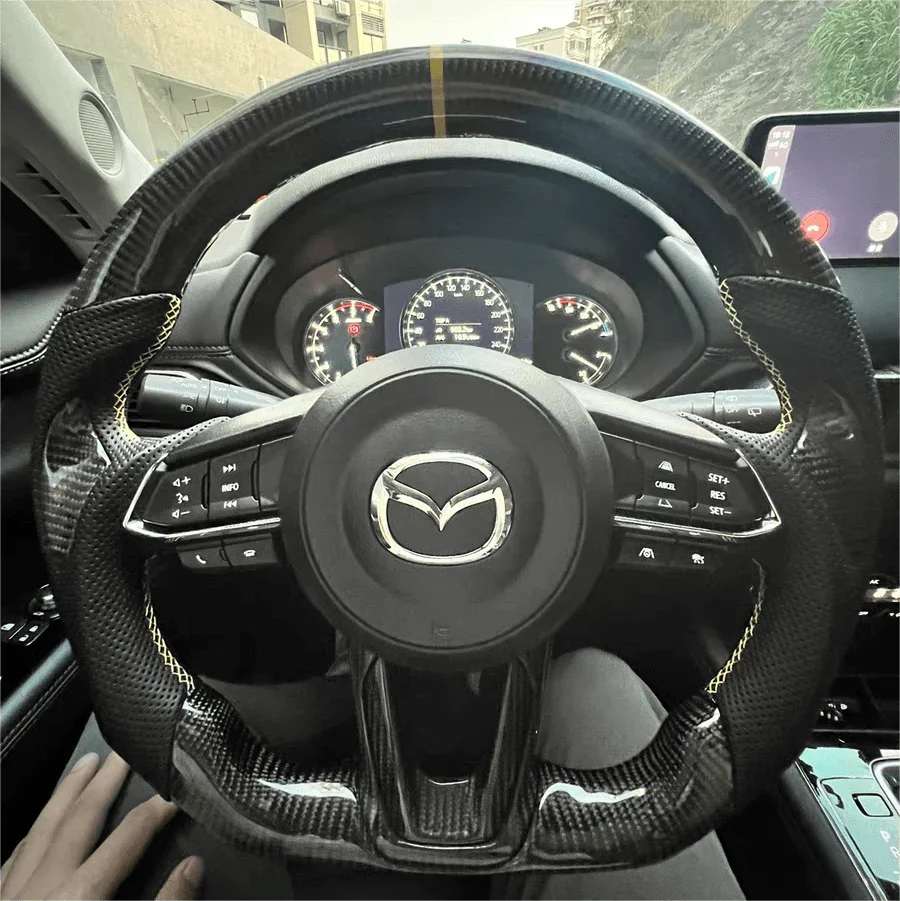 Mazda CX-5 2017-2025 Premium Carbon Fiber Sport Steering Wheel