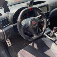 Custom Subaru WRX STI Impreza Forester Legacy 2008-2014 Carbon Fiber Steering Wheel |TTD Craft