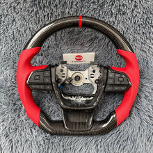 Load image into Gallery viewer, Custom Carbon Fiber Steering Wheel for Toyota Sienna Highlander | TTD Craft
