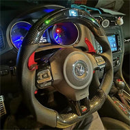 Volkswagen MK6 GTI /R Jetta Carbon Fiber Steering Wheel with LED Shift Lights |TTD Craft