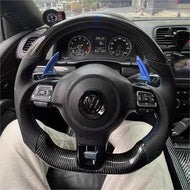 VW Golf 6 GTI GTD R GLI Scirocco Custom Carbon Fiber Steering Wheel |TTD Craft