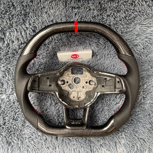 Carregar imagem no visualizador da galeria, Volante de fibra de carbono TTD Craft Mk7 GTI /R Jetta 2019-2020
